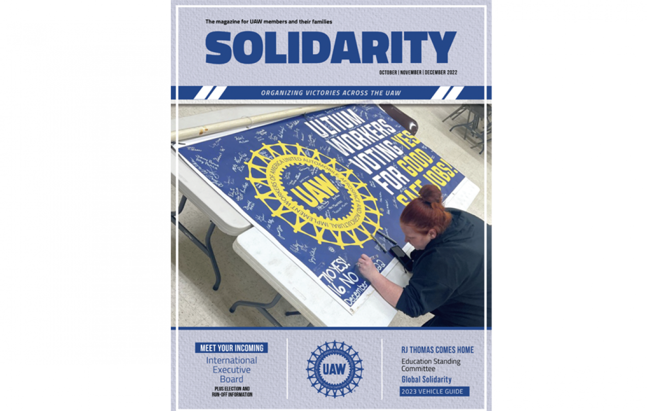 2022 Oct/Nov/Dec Solidarity Magazine